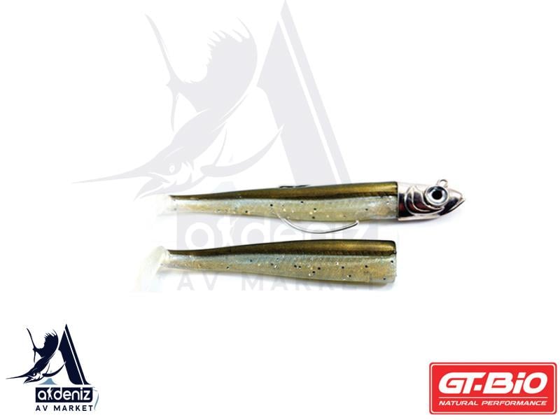 GT-BİO Roller Shad 165 Combo + Body 16,5 cm 100 gr Silikon Balık # Kaki Sandeel UVGT-BİO