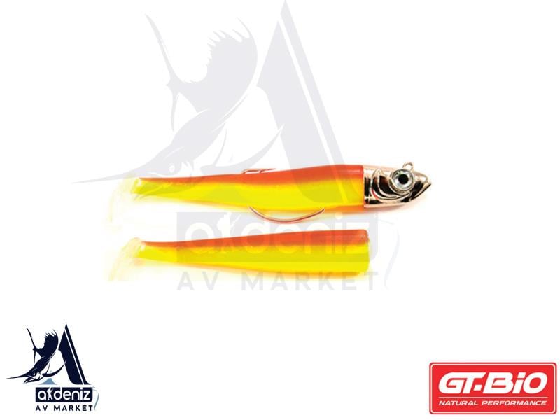GT-BİO Roller Shad 165 Combo + Body 16,5 cm 100 gr Silikon Balık # Orange Yellow UVGT-BİO
