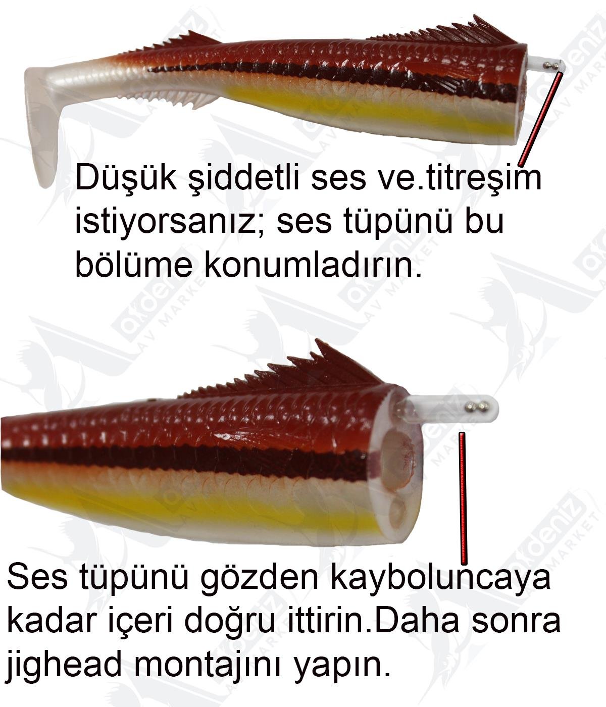 HanFish Çıngırak Ses Tüpü 10'lu Paket 3X10mm #SHAN FİSHİNG
