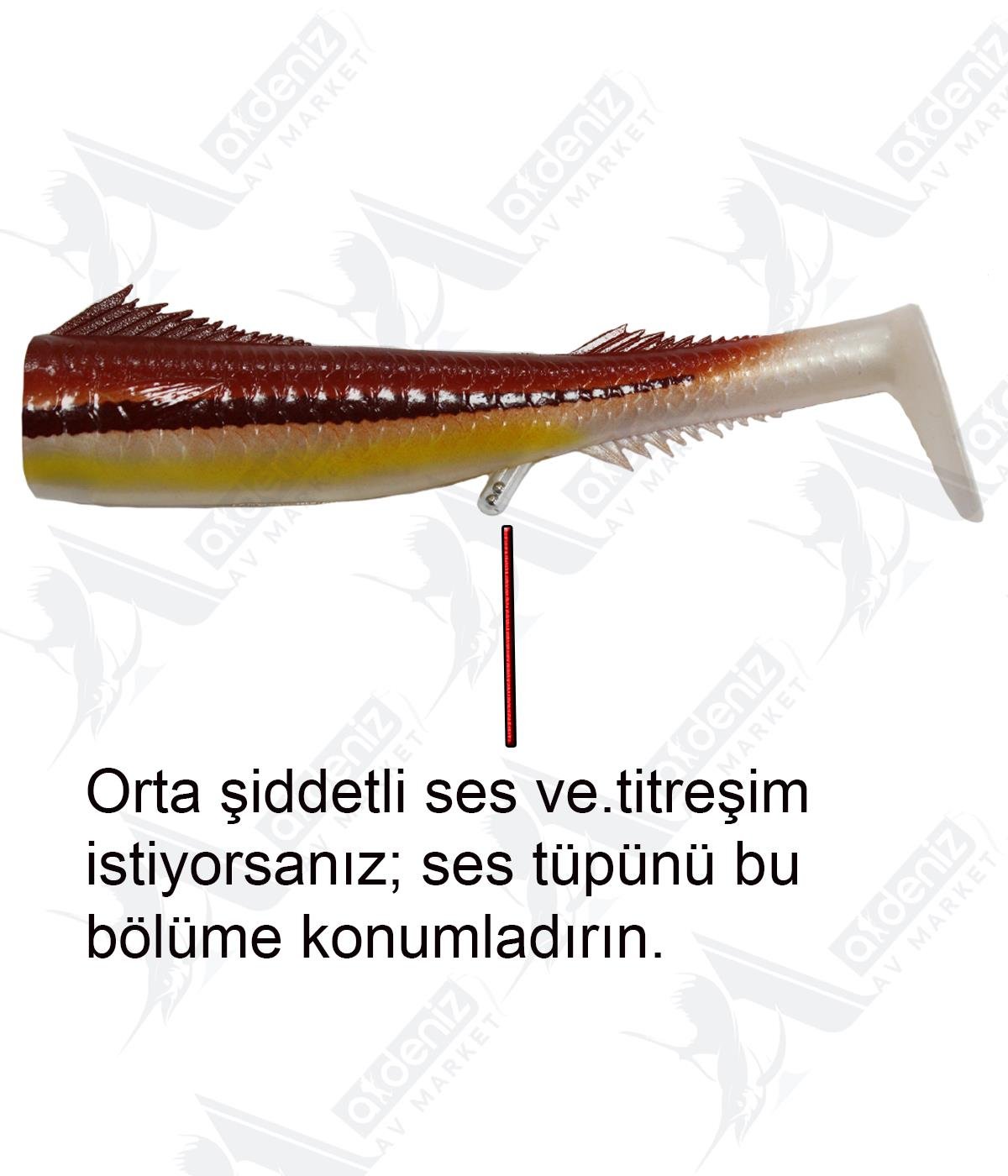 HanFish Çıngırak Ses Tüpü 10'lu Paket 3X10mm #SHAN FİSHİNG