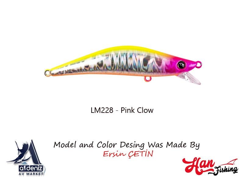 Hanfish Lokman 80S #LM228 Pink Clow