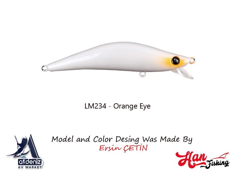 Hanfish Lokman 80S #LM234 Orange Eye