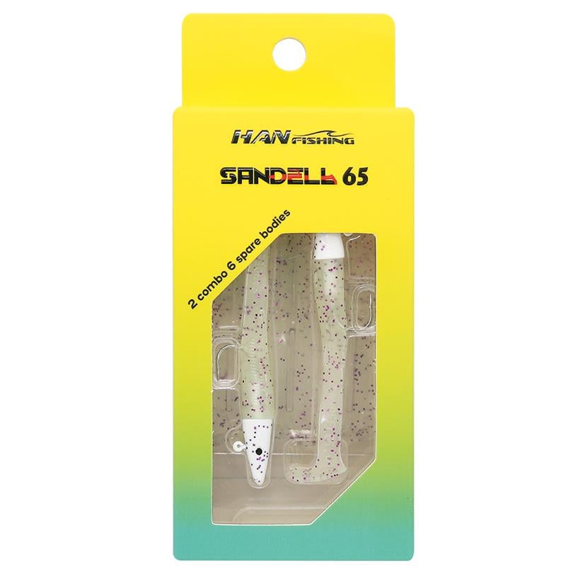 Hanfish Sandeel Silikon 65 mm #SL-620 GlowHAN FİSHİNG