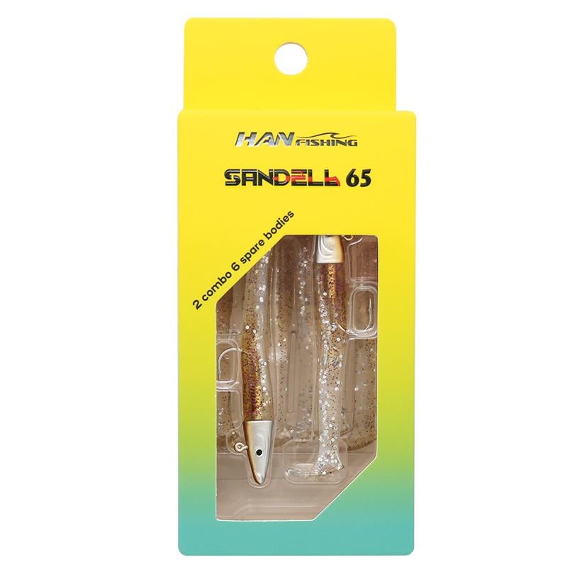 Hanfish Sandeel Silikon 65 mm #SL-640 Real SilverHAN FİSHİNG