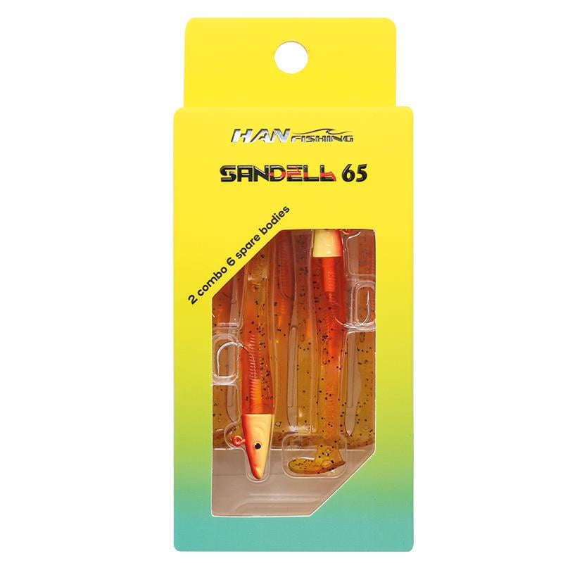 Hanfish Sandeel Silikon 65 mm #SL-660 Rock BaitHAN FİSHİNG