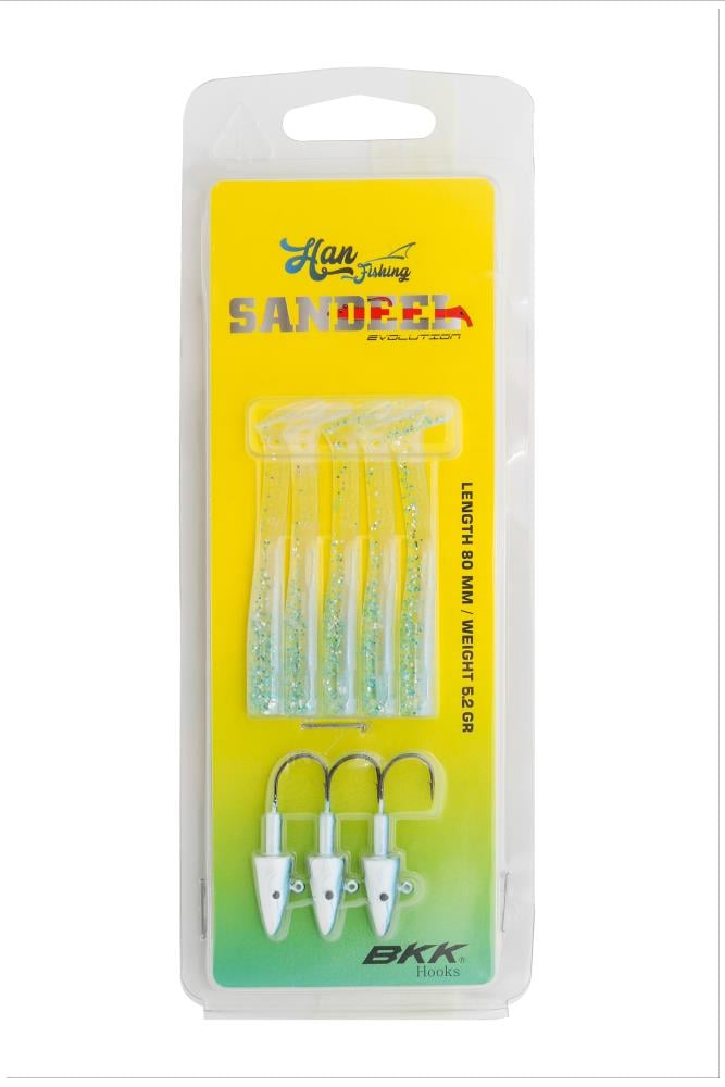 Hanfish Sandeel Silikon 80 mm #SL-804 Blue MagicHAN FİSHİNG