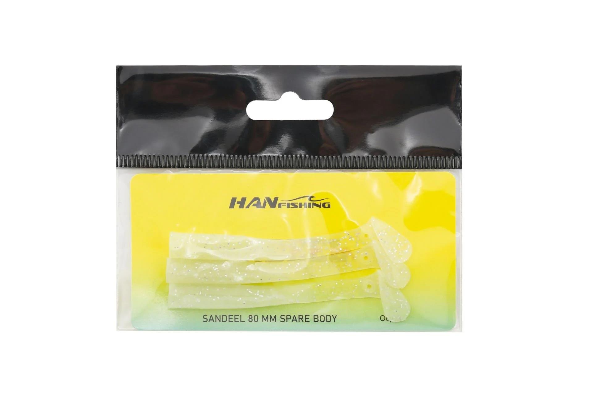 Hanfish Sandeel Silikon 80 mm Yedek Gövde SB-2020 GlowHAN FİSHİNG