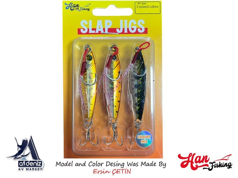 Hanfish Slap Jigs 20Gr  #Shrimp Mix