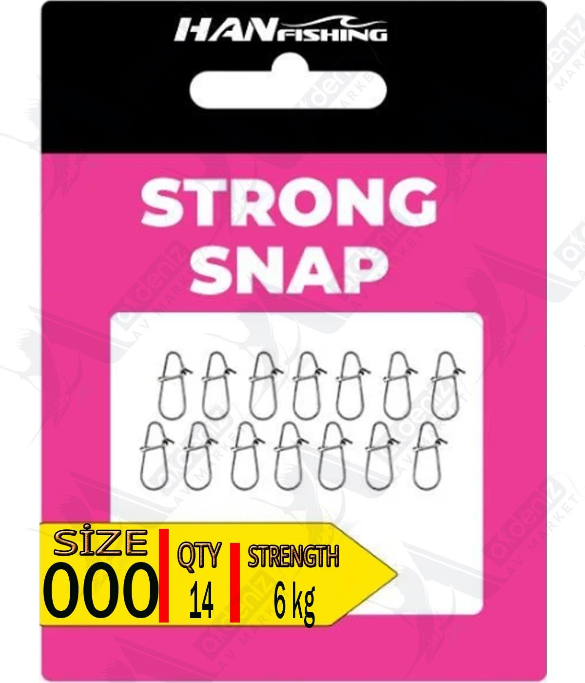 HanFish Strong Snap Lrf & Micro Klips 14'lü Paket #000HAN FİSHİNG