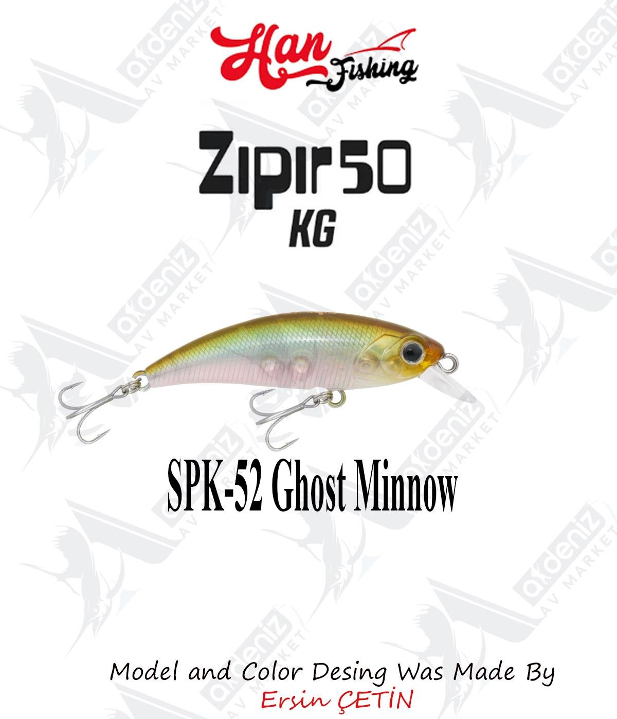 Hanfish Zıpır Kısa Gaga SPK-52 Ghost MinnowHAN FİSHİNG