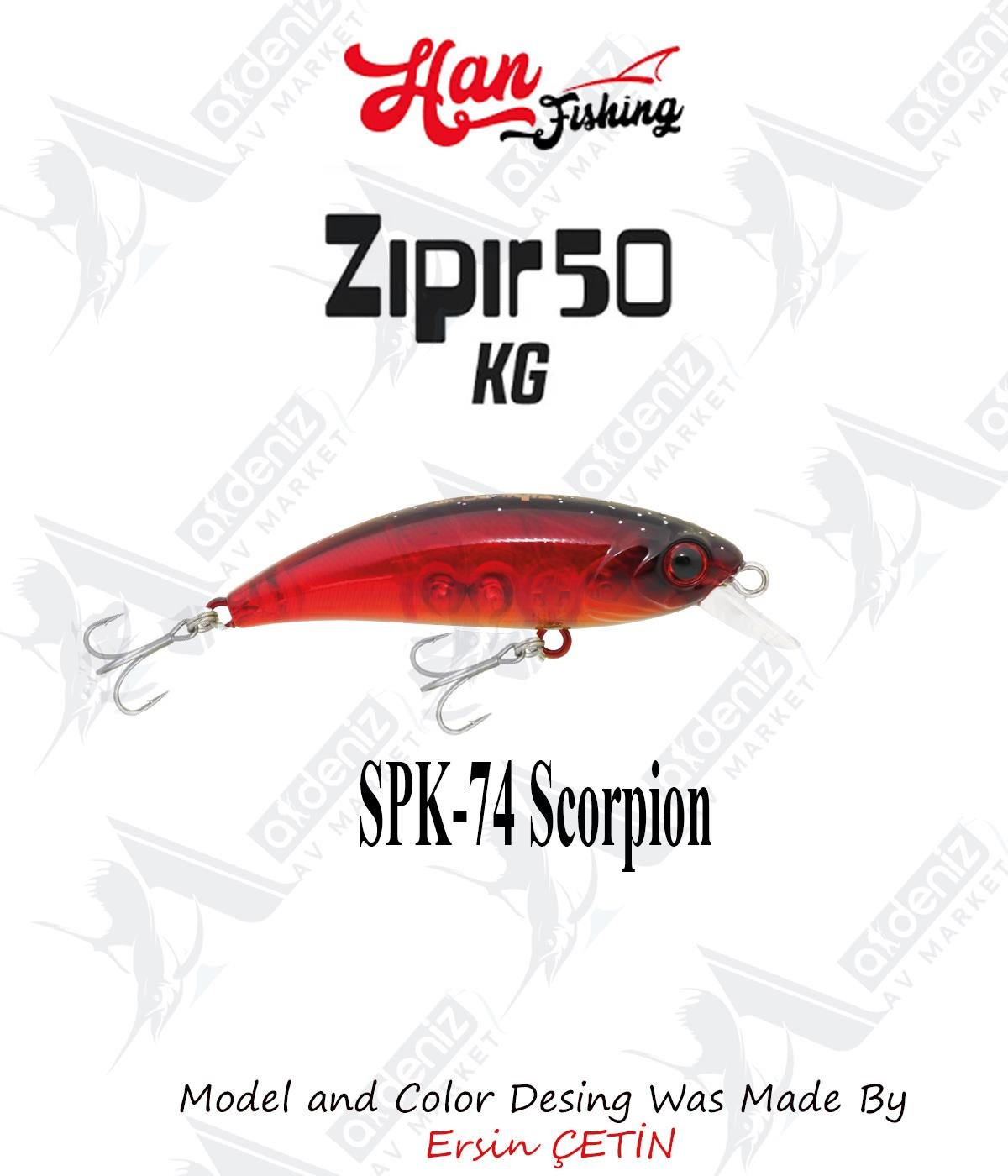 Hanfish Zıpır Kısa Gaga SPK-74 ScorpionHAN FİSHİNG