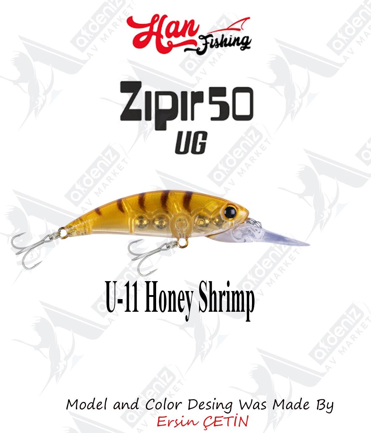 Hanfish Zıpır Uzun Gaga U-11 Honey ShrimpHAN FİSHİNG
