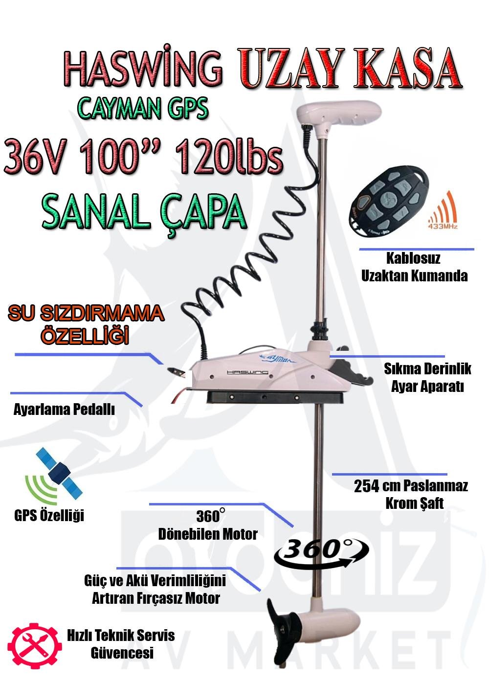 Haswing Cayman UZAY KASA 36V GPS 100