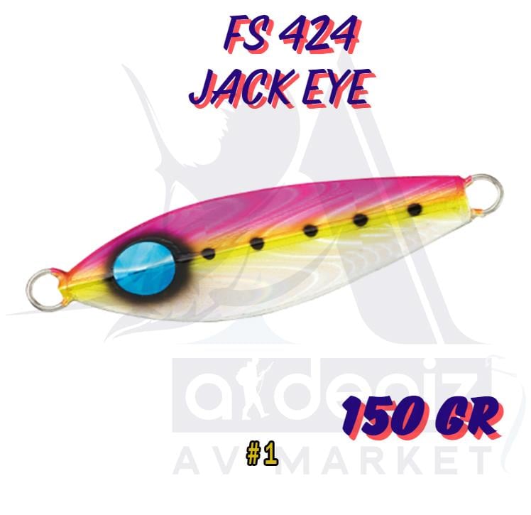 Hayabusa Fs 424 Jack Eye Slow Jig 150 gr 10 cm Color:1HAYABUSA