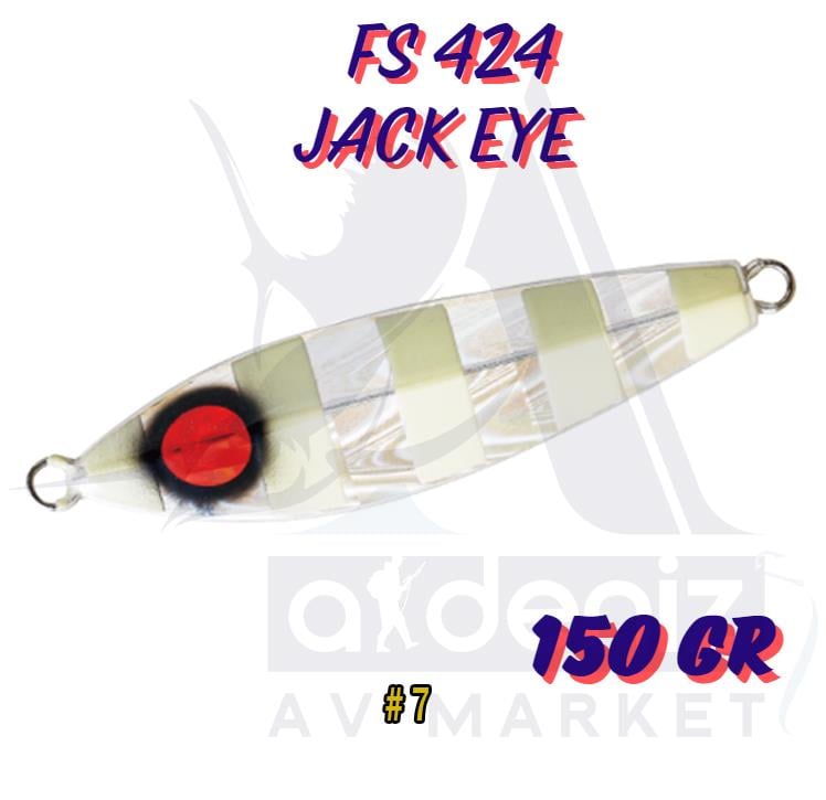 Hayabusa Fs 424 Jack Eye Slow Jig 150 gr 10 cm Color:7HAYABUSA