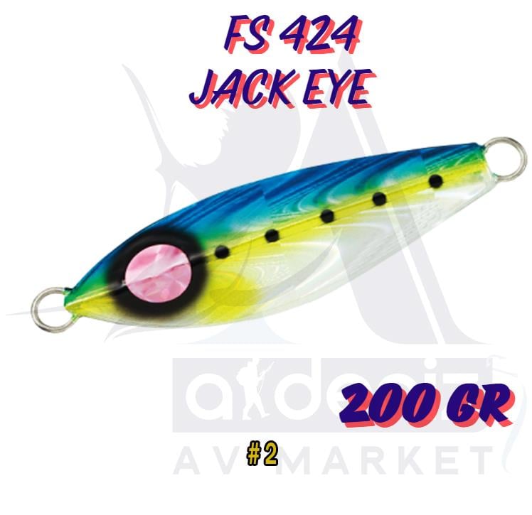 Hayabusa Fs 424 Jack Eye Slow Jig 200 gr 12 cm Color:2HAYABUSA