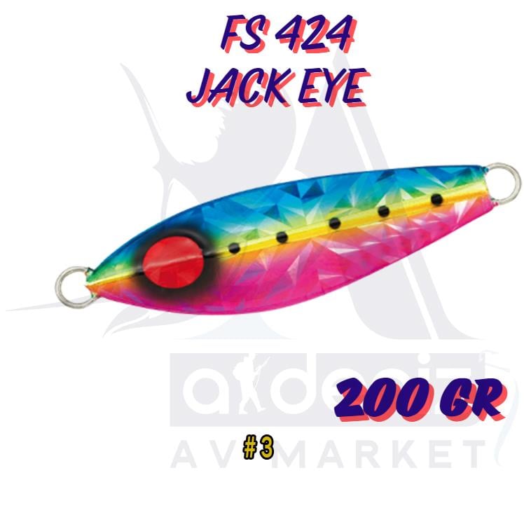 Hayabusa Fs 424 Jack Eye Slow Jig 200 gr 12 cm Color:3HAYABUSA