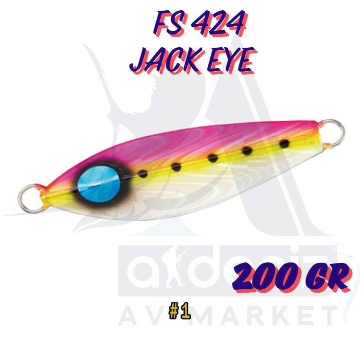 Hayabusa Fs 424 Jack Eye Slow Jig 200 gr 12 cm Color:1HAYABUSA