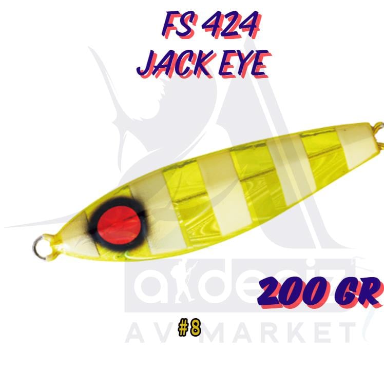Hayabusa Fs 424 Jack Eye Slow Jig 200 gr 12 cm Color:8HAYABUSA