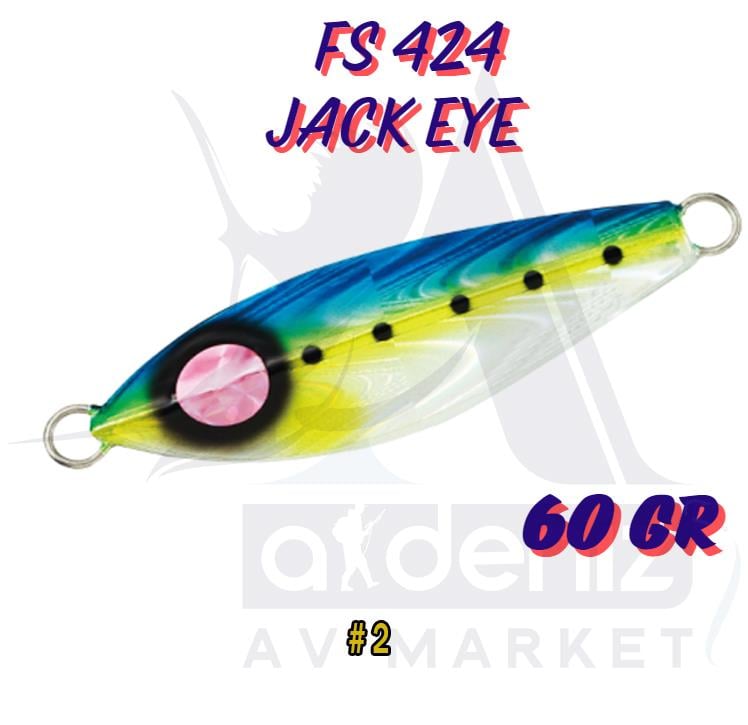 Hayabusa Fs 424 Jack Eye Slow Jig 60 gr 7 cm Color:2HAYABUSA