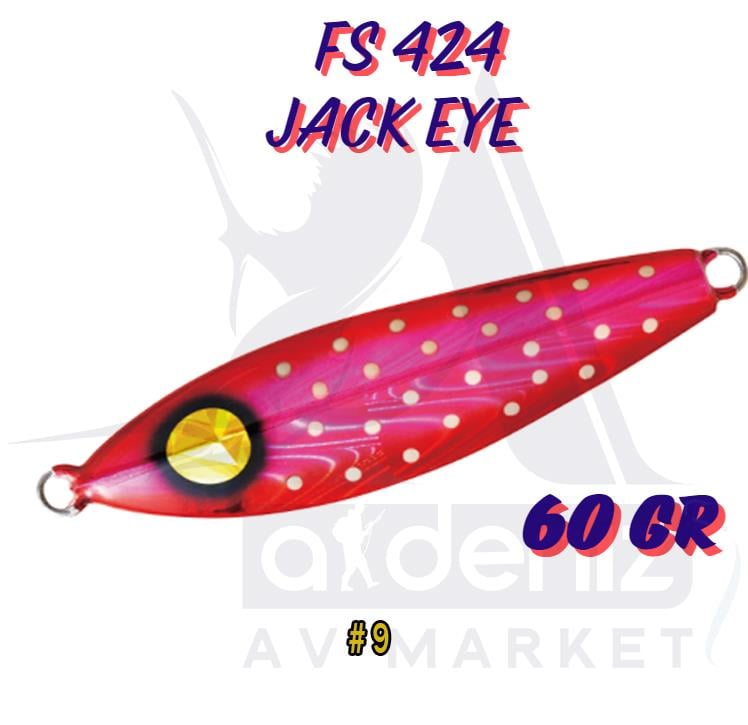 Hayabusa Fs 424 Jack Eye Slow Jig 60 gr 7 cm Color:9HAYABUSA