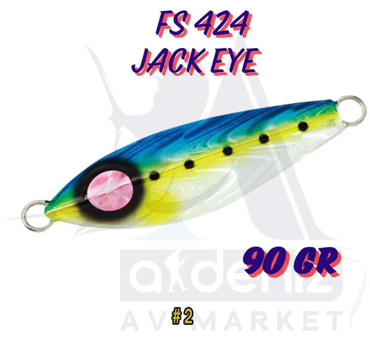 Hayabusa Fs 424 Jack Eye Slow Jig 90 gr 8 cm Color:2HAYABUSA