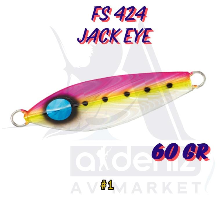 Hayabusa Fs 424 Jack Eyejavascript:void(0) Slow Jig 60 gr 7 cm Color:1HAYABUSA