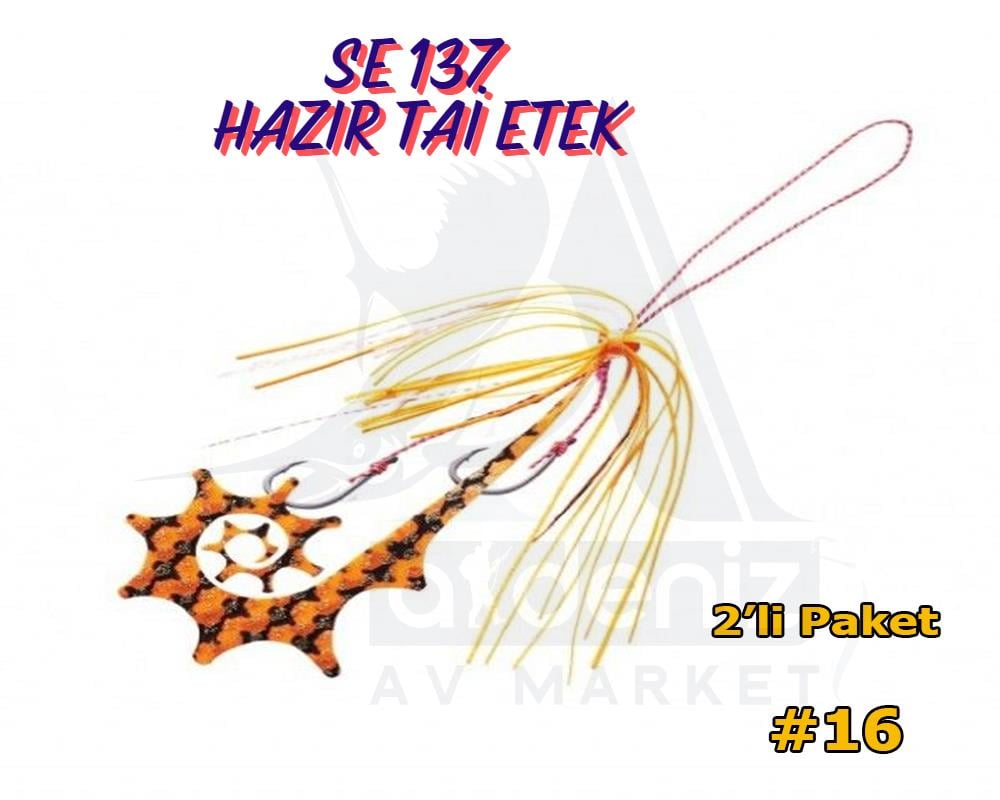 Hayabusa SE 137 Tai Rubber Free Slide Yedek Skirt (Etek) Assist İğneli Set #16HAYABUSA