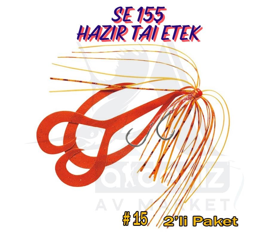 Hayabusa SE 155 Tai Rubber Free Slide Yedek Etek Assist İğne Montajlı Set #15HAYABUSA