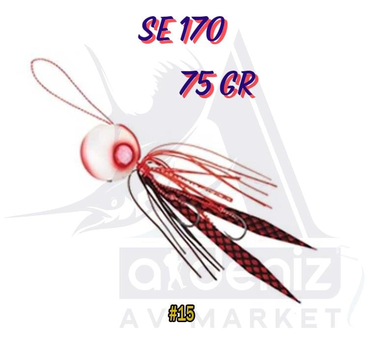 Hayabusa SE 170 Free Slide VS 75grTai Rubber Montajlı Set Jig Yem #15HAYABUSA