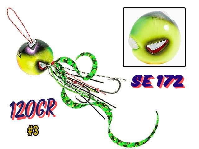 Hayabusa SE 172 Tai Rubber Free Slide SF Montalı Set 120gr Jig Suni yem #3HAYABUSA