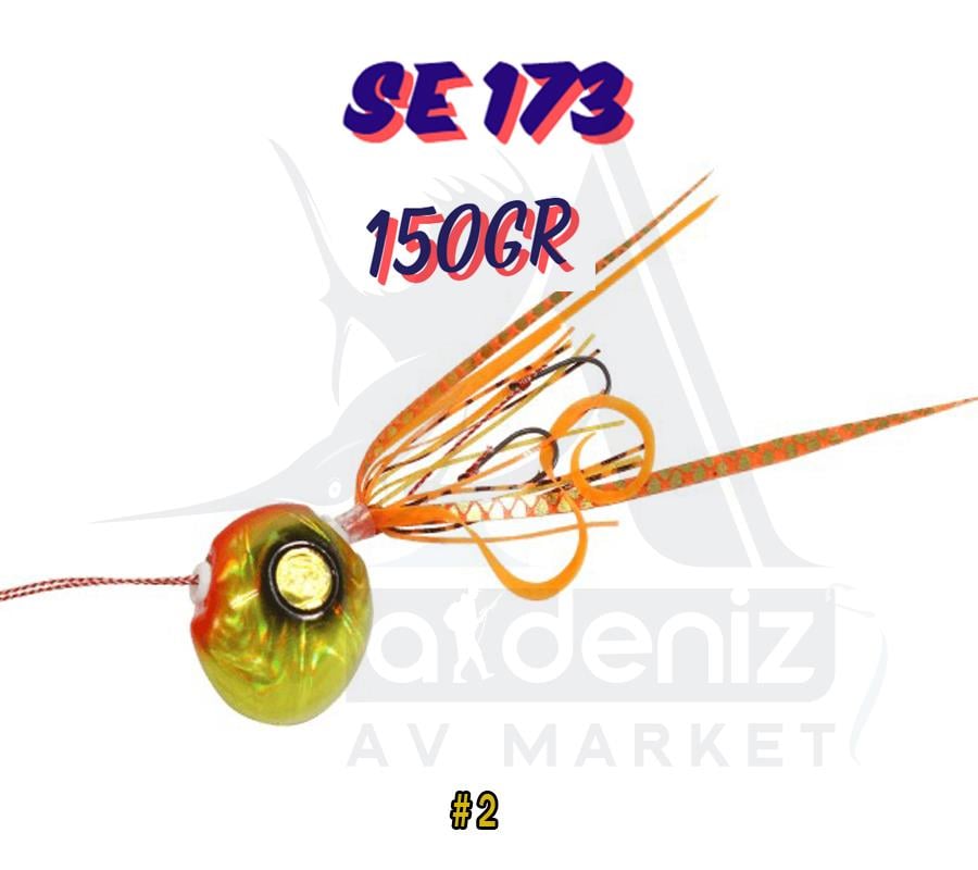 Hayabusa SE 173 Tai Rubber Free Slide VS Montajlı Set 150gr Jig Suni yem #2HAYABUSA