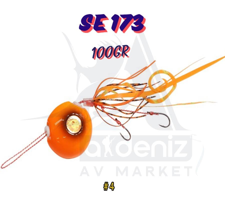 Hayabusa SE 173 Tai Rubber Free Slide VS Montajlı Set 100gr Jig Suni yem #4HAYABUSA