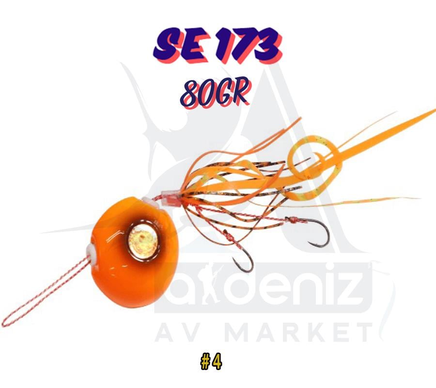 Hayabusa SE 173 Tai Rubber Free Slide VS Montajlı Set 80gr Jig Suni yem #4HAYABUSA