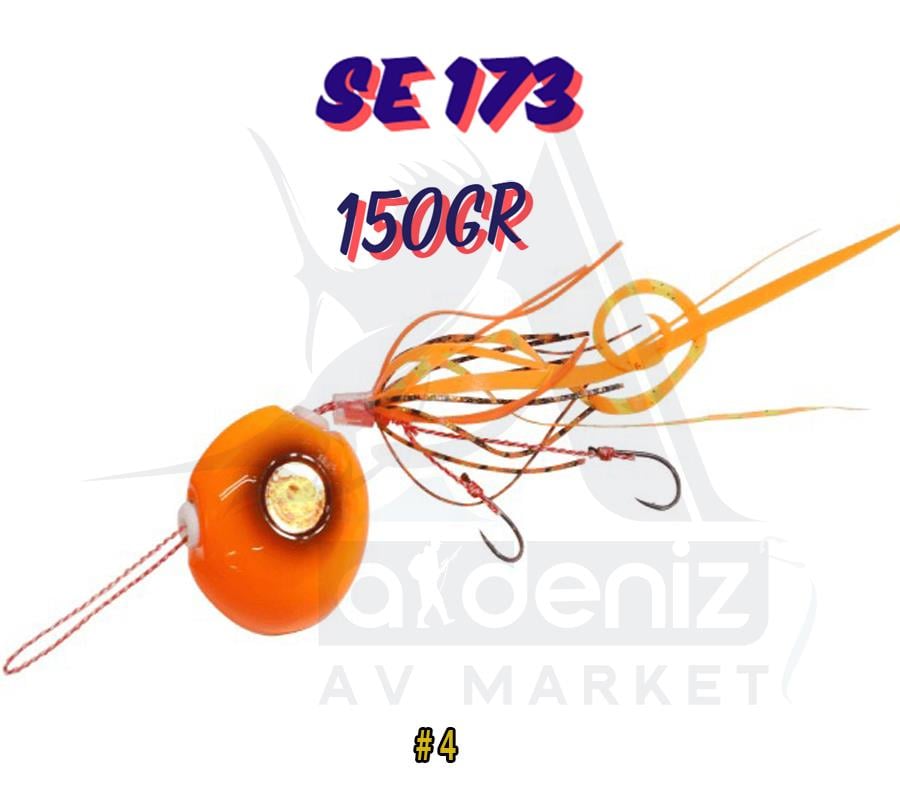 Hayabusa SE 173 Tai Rubber Free Slide VS Montajlı Set 150gr Jig Suni yem #4HAYABUSA