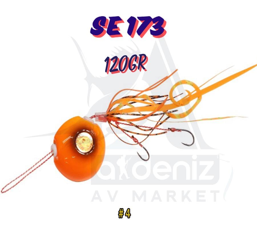 Hayabusa SE 173 Tai Rubber Free Slide VS Montajlı Set 120gr Jig Suni yem #4HAYABUSA