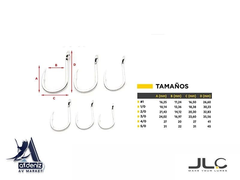 JLC Jigging A La Carta Assist Hook #1/0 6pcs