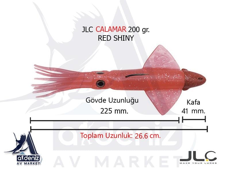 JLC Jigging A La Carta Calamar 200 Gr #9 Red ShinyJLC JİGGİNG A LA CARTA