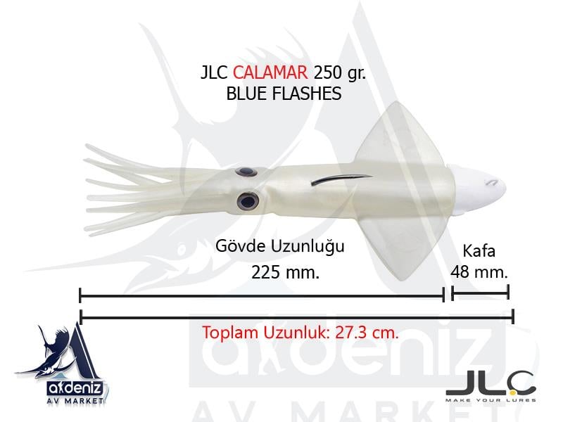 JLC Jigging A La Carta Calamar 250 Gr #7 Blue FlashesJLC JİGGİNG A LA CARTA