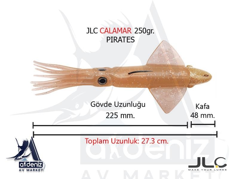 JLC Jigging A La Carta Calamar 250 Gr #3 PiratesJLC JİGGİNG A LA CARTA