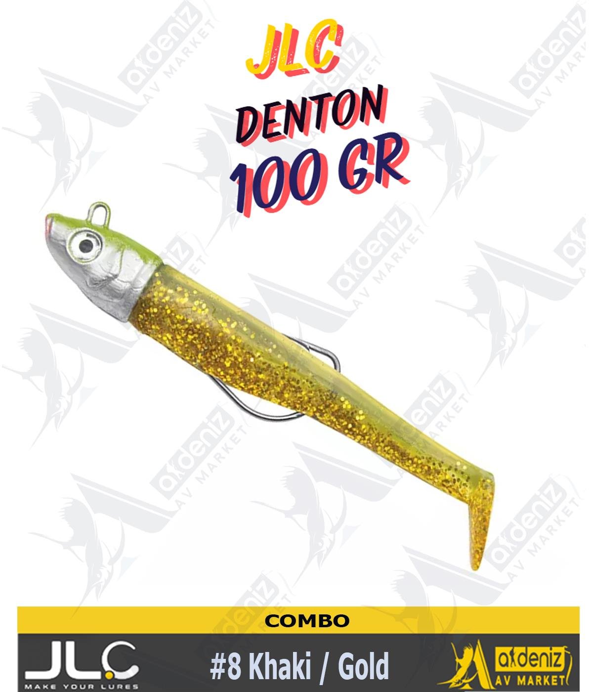 JLC Jigging A La Carta Denton Combo Silikon Balık 100 gr #8 Khaki GoldJLC JİGGİNG A LA CARTA