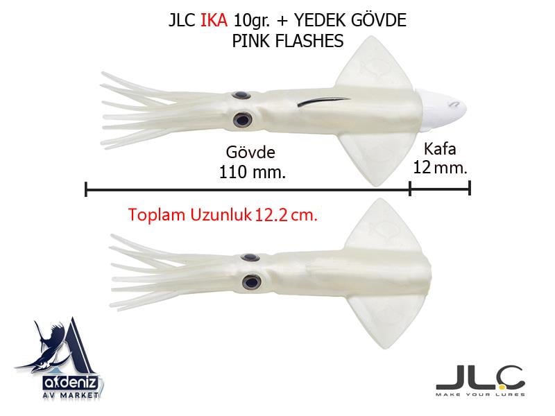 JLC Jigging A La Carta IKA 10 Gr #8 Pink Flashes