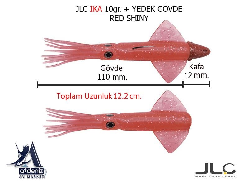 JLC Jigging A La Carta IKA 10 Gr #9 Red Shiny