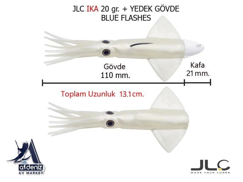JLC Jigging A La Carta IKA 20 Gr #7 Blue Flashes