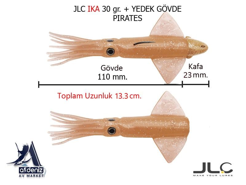 JLC Jigging A La Carta IKA 30 Gr #3 Pirates