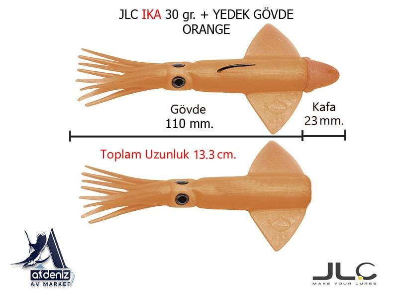 JLC Jigging A La Carta IKA 30 Gr Gr #5 Orange