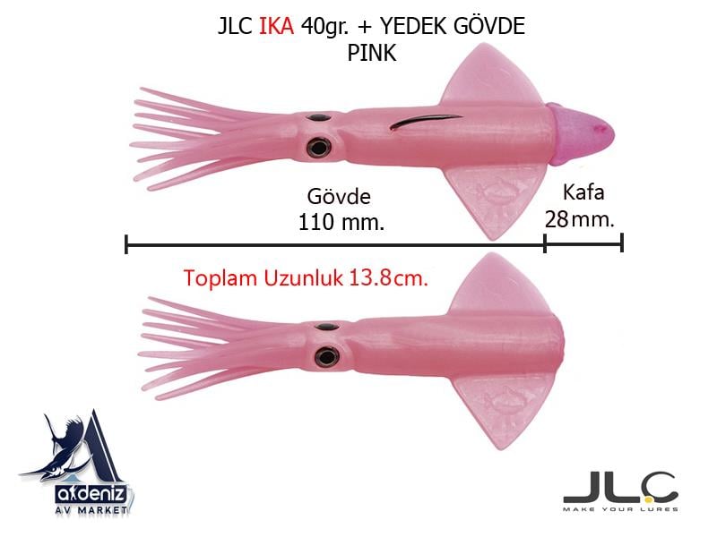 JLC Jigging A La Carta IKA 40 Gr #1 Pink