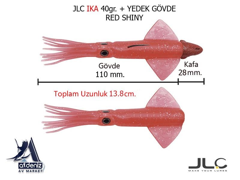 JLC Jigging A La Carta IKA 40 Gr #9 Red Shiny