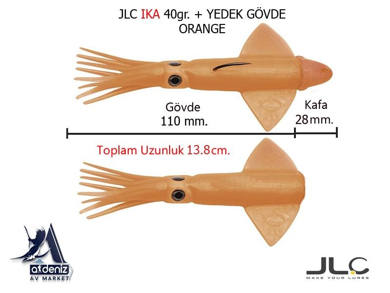JLC Jigging A La Carta IKA 40 Gr Gr #5 Orange