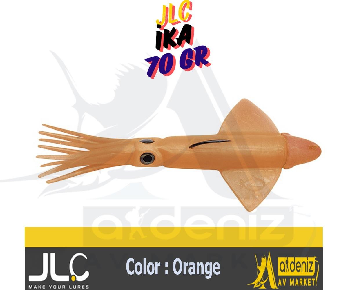 JLC Jigging A La Carta IKA 70 Gr #5 Orange turuncu Combo Silikon Kalamar Yem